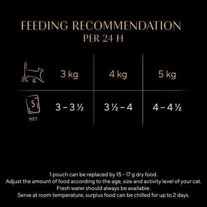 Fine Flakes in Jelly – Fish Collection – Wet Cat Food Pouches for Adult Cats – 40X85G Pack