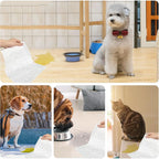 100Pcs/Bag Dog Urine Absorbing Paper Pet Absorbent Paper Pet Diaper Urine Pad Quick Dry Wipe Urine Absorbent Paper Pet Supplies