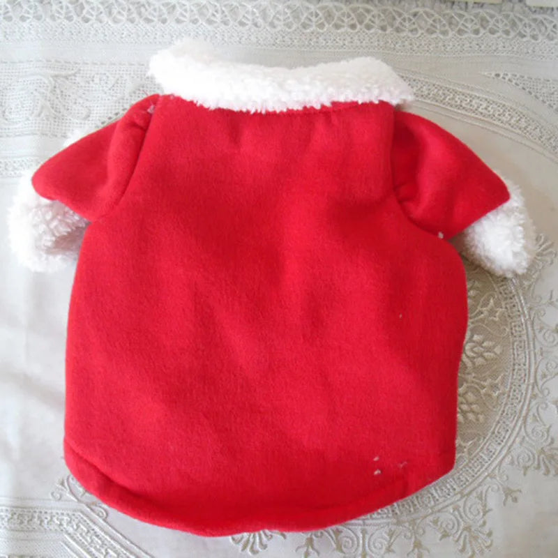 Santa Pet Costume – Cute Holiday Outfit for Cats & Dogs