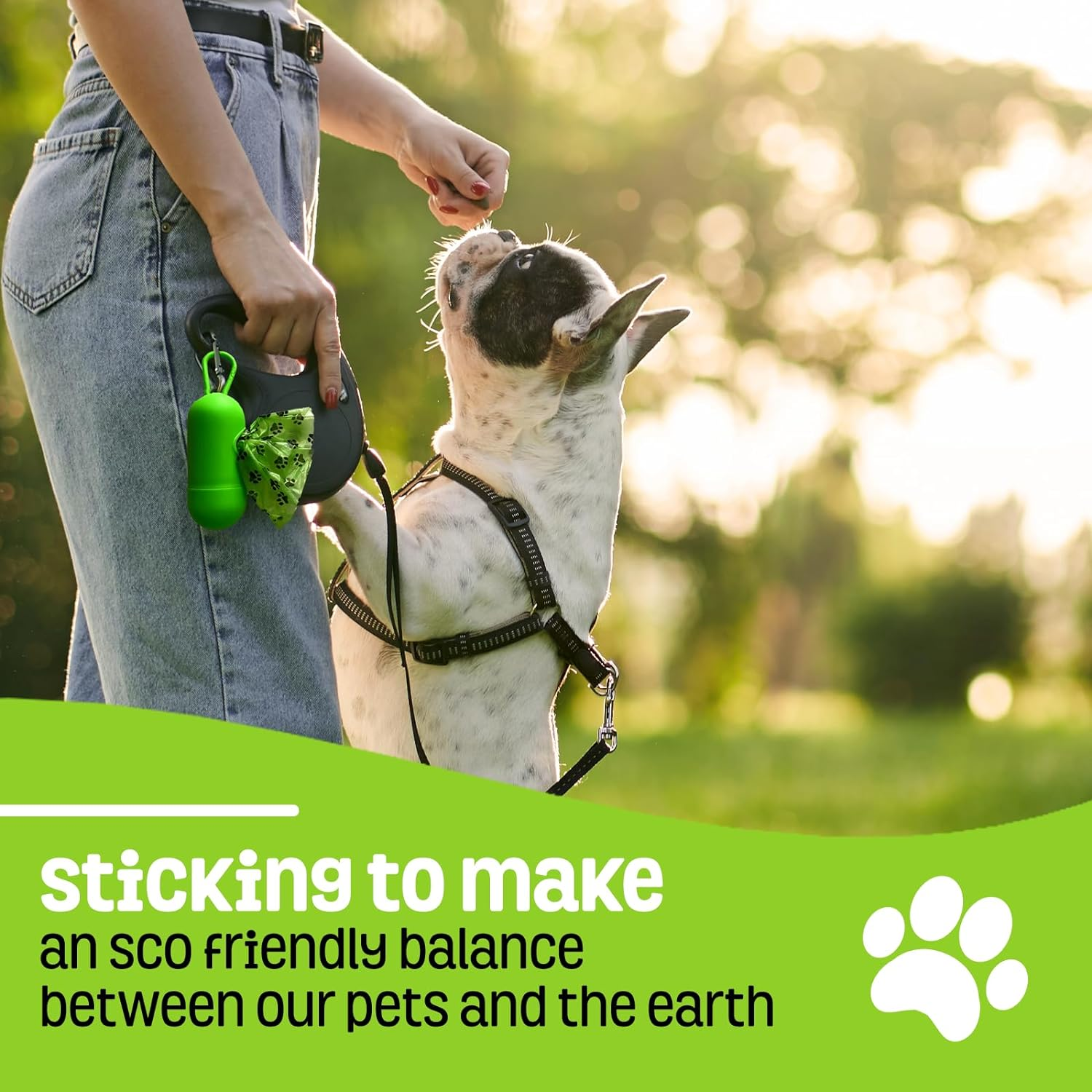 540 Dog Puppy Pets Poo Bags Degradable and Leak Proof with 1 Free Dispensers UK