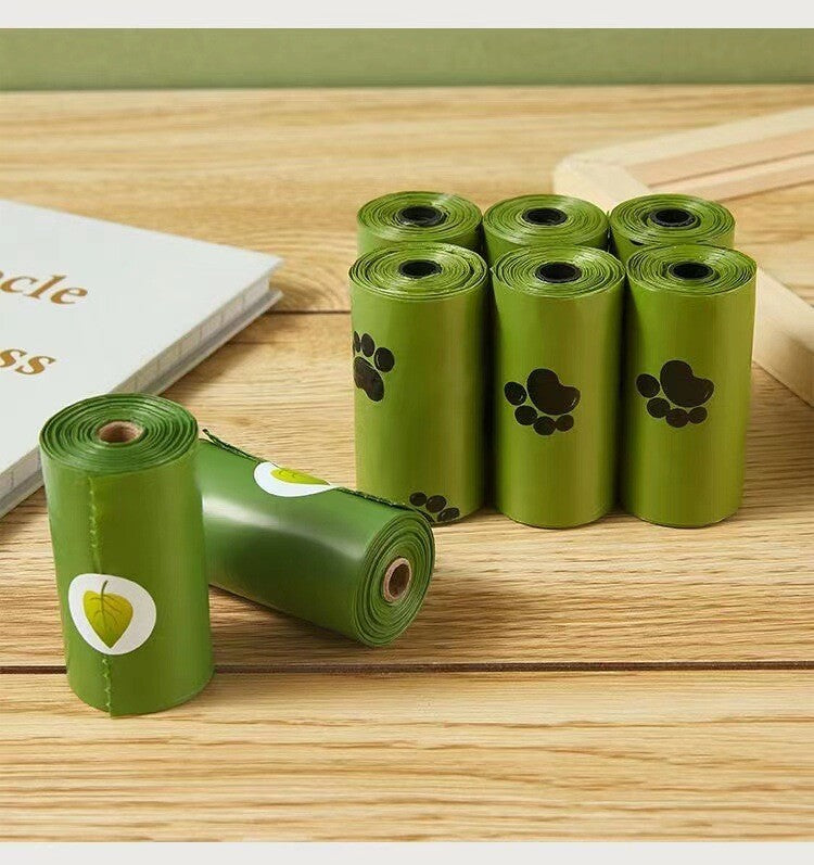 540 Dog Puppy Pets Poo Bags Degradable and Leak Proof with 1 Free Dispensers UK